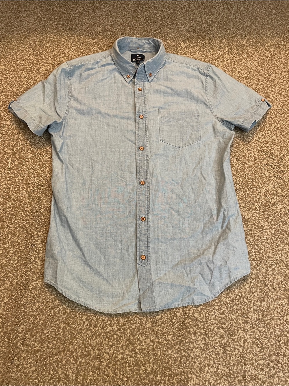 Ben Sherman Men’s Short Sleeve Button Down Shirt